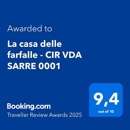 La Casa Delle Farfalle - Cir Vda Sarre 0001 Apartment